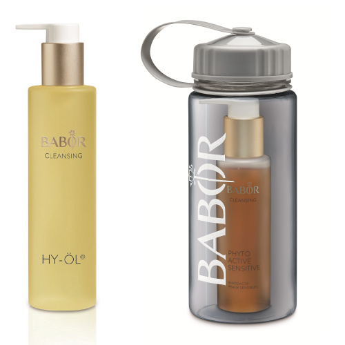 Cleansing Set Phytoactive Sensitive with a drinks bottle Cleansing Set Phytoactive Sensitive with a drinks bottle