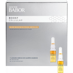 Glow Booster for fluids for a fresh and radiant glow. Glow Booster Bi-Phase Ampoules